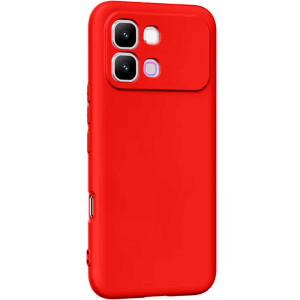 Чехол TPU GETMAN Liquid Silk Full Camera для Infinix Note Edge – Красный