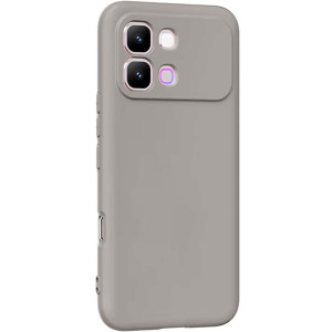 Чехол TPU GETMAN Liquid Silk Full Camera для Infinix Note Edge – Серый