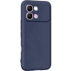 Чехол TPU GETMAN Liquid Silk Full Camera для Infinix Note Edge – Синий