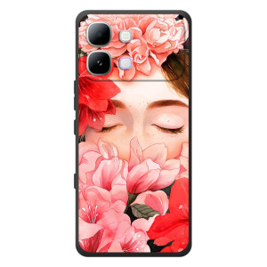 Чехлы (ART) Цветы на Infinix Note Edge (VPrint)