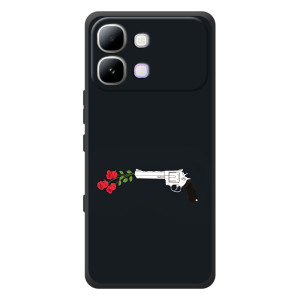 Чехлы (ART) Цветы на Infinix Note Edge (VPrint)