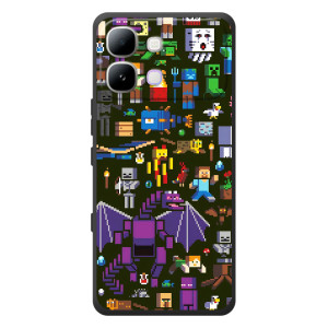 Чохол Майнкрафт на Infinix Note Edge (AlphaPrint) Minecraft