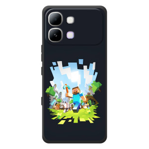 Чохол Майнкрафт на Infinix Note Edge (AlphaPrint) Minecraft