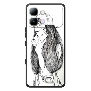 Чехол с печатью для Infinix Note Edge - (Мода) (AlphaPrint)