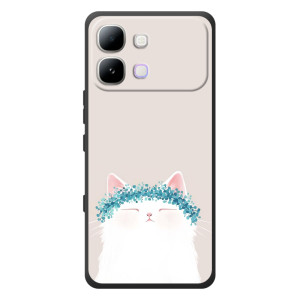 Чехол на тематику: Коты для Infinix Note Edge – Белый котик