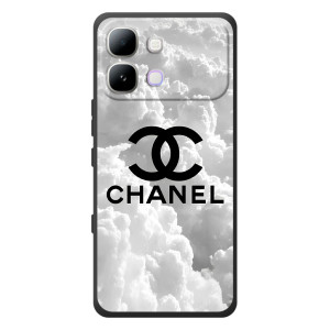Чехол с Брендами одежды на Инфиникс Ноут Эдж (CHANEL)
