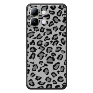 Чехол с леопардовым принтом на Infinix Note Edge (Темный леопрад)
