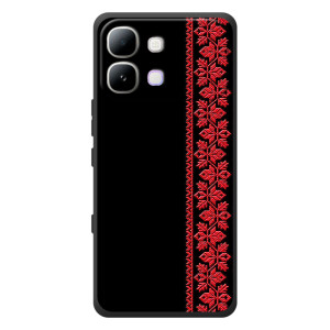 Силиконовый Чехол на Infinix Note Edge с картинкой Вышиванки