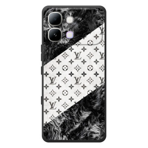 Чехол Стиль Louis Vuitton на Infinix Note Edge (LV на белом)