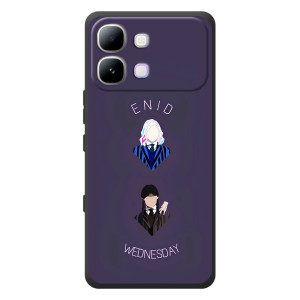 Чехлы Венсдей на Infinix Note Edge Уэнсдей (AlphaPrint)