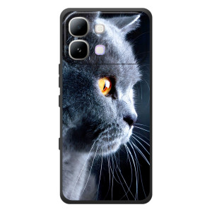 Чехол с милыми котиками на 