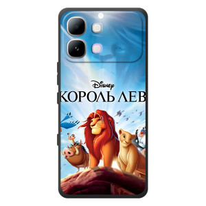 Чехол Король лев на Инфиникс Ноте Эдж