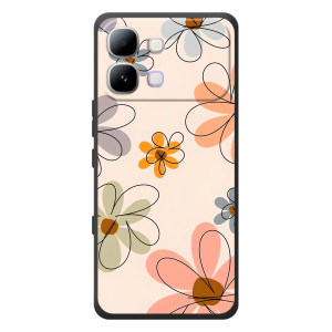 Чохол з квітковим принтом на Інфінікс Ноте Едж