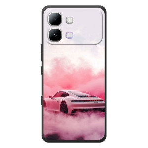 Чехол с авто Порше для Infinix Note Edge – Розовый Порше