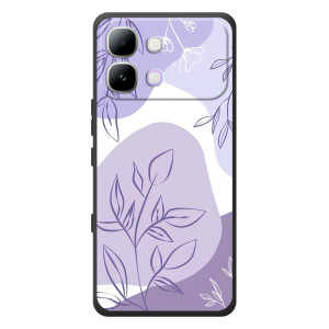 Силконовий чохол з принтом в квітах на Infinix Note Edge