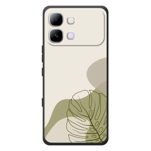 Силконовий чохол з принтом в квітах на Infinix Note Edge