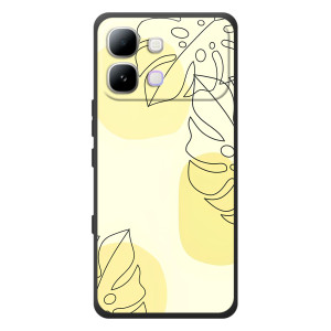 Силконовий чохол з принтом в квітах на Infinix Note Edge