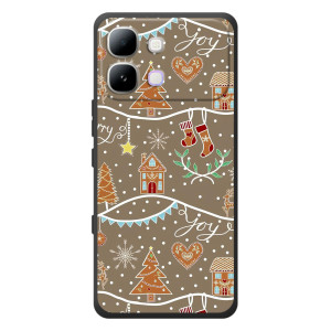 Новогодние, Праздничные Чехлы для Infinix Note Edge - 2024 год