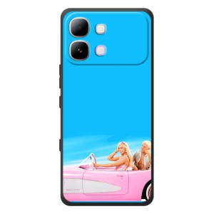 Силиконовый Чехол Барби Фильм на Infinix Note Edge (Барби и Кен)