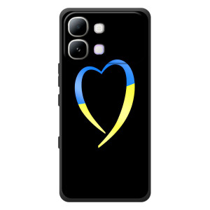 Силиконовый Чехол на Infinix Note Edge (Я-Украина) (Украинское сердце)
