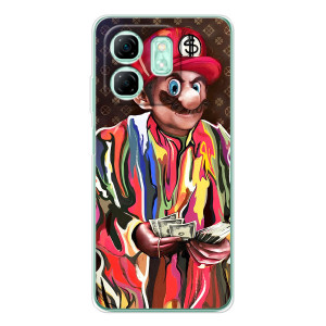 Брендновые Чехлы для Infinix Smart 10 HD - (PREMIUMPrint) (Mario LV)