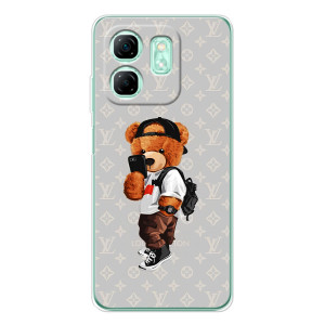 Брендновые Чехлы для Infinix Smart 10 HD - (PREMIUMPrint) (Мишка Луи)