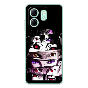 Чехлы Персонажи Аниме Наруто для Infinix Smart 10 HD (AlphaPrint) – Глаза Anime
