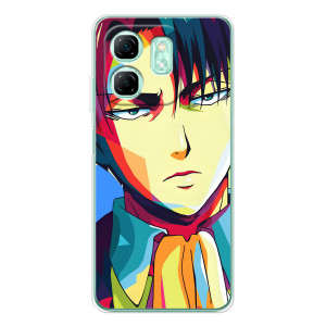 Чехлы Персонажи Аниме Наруто для Infinix Smart 10 HD (AlphaPrint) – Леви Аккерман