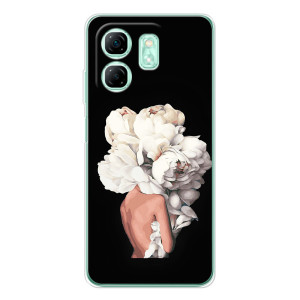 Чехлы (ART) Цветы на Infinix Smart 10 HD (VPrint)