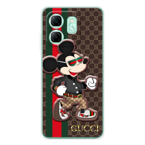 Чехлы Бренд GUCCI для Infinix Smart 10 HD – Маус Гуччи