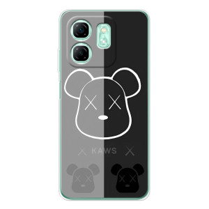 Чехлы для Infinix Smart 10 HD - Bearbrick Louis Vuitton (PREMIUMPrint) – БеарБрик глаза