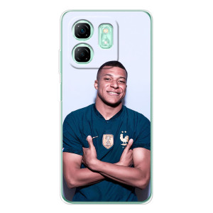 Чохол (TPU) з Футболістом на Infinix Smart 10 HD – Мбаппешичка