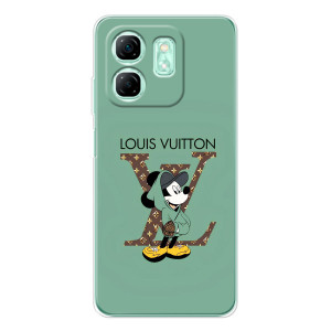Чехлы Луи Витон для Infinix Smart 10 HD (AlphaPrint - LOUIS VUITTON) – Микки Маус LV