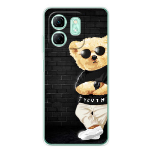 Чехлы Мишка Тедди для Смарт 10 HD – Мишка в очках