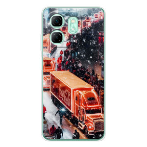 Чехлы на Новый Год Infinix Smart 10 HD (Кока Кола)