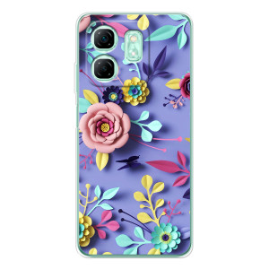 Чехлы с Цветами для Infinix Smart 10 HD (VPrint)