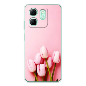 Чохли з картинкою (Тюльпани) на Смарт 10 HD – Рожеві тюльпани