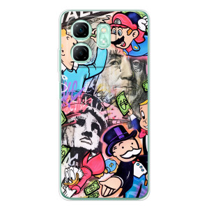 Чехлы с крутыми принтами для Infinix Smart 10 HD - (PREMIUMPrint) (Monopoly man)