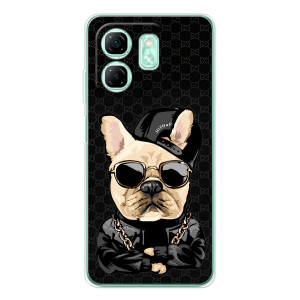 Чехлы с крутыми принтами для Infinix Smart 10 HD - (PREMIUMPrint) (Стильная собака)