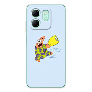 Чехлы с Патриком на Infinix Smart 10 HD (Патрик с подушкой)