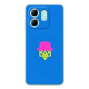 Чехлы для Infinix Smart 10 HD  Укр. Символика (AlphaPrint) (Шапка на гербу)