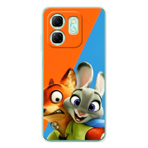 Чехлы ЗВЕРОПОЛИС для Infinix Smart 10 HD – Ник и Хопс