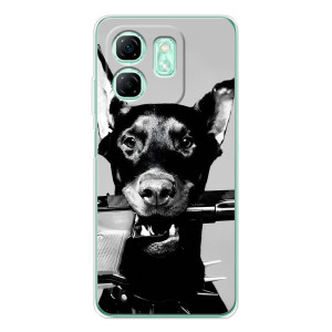 Чехол ДОБЕРМАН для Infinix Smart 10 HD – Опасный доберман