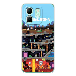 Чехол Майнкрафт на Infinix Smart 10 HD (AlphaPrint) Minecraft