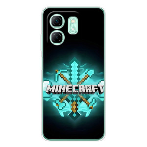 Чехол майнкрафт для Infinix Smart 10 HD – MineCraft 2