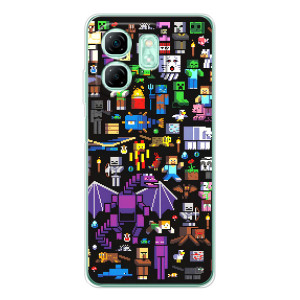 Чехол майнкрафт для Infinix Smart 10 HD