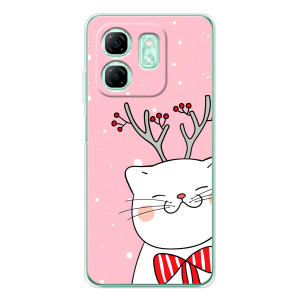 Чохол на тематику: Коти для Infinix Smart 10 HD (Зимовий кіт)