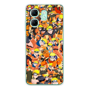 Чохли з принтом НАРУТО на Infinix Smart 10 HD – Коллаж Наруто