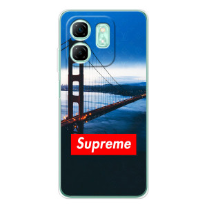 Чехол для Infinix Smart 10 HD с картинкой Supreme (AlphaPrint) – Стиль Supreme