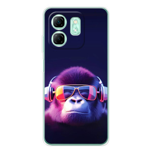 Чехол с Обезьянами Infinix Smart 10 HD - (AlphaPrint)